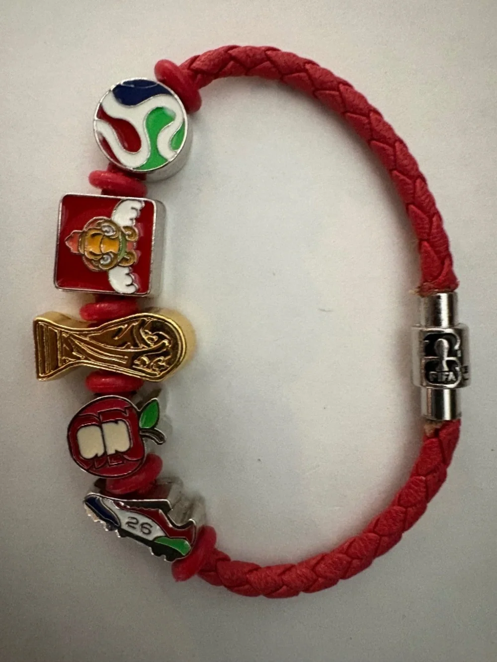 World Cup 2026 Fan Fav BOFA Bracelet with World Cup Trophy, Soccer & NYC Charms!